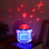 Star Sky Projector LED Music Alarm Clock Multifunction Calendar Temperature
