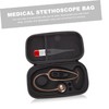 SHOWERORO 1Pc Portable Hard Stethoscope Bag Travel Pouch with Mesh