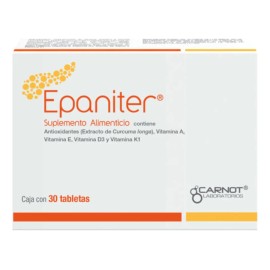 Epaniter Suplemento Alimenticio Con 30 Tabletas Sabor Sin Sabor