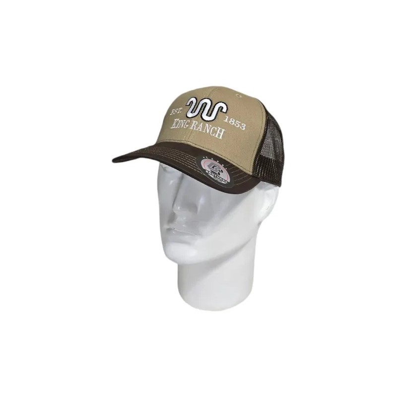 Gorra King Ranch Marron Blanco Snapback Cap Premium Vaqueras