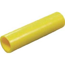 NICHIFU TERMINAL INDUSTRIAL Crimping Sleeve with Insulation Coating for Copper Wire, B Shape, Yellow, TGV B-5.5 *YEL*