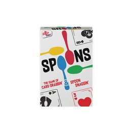 Spoons Games, Card Games for Kids - Spoons Game, Deck of Cards, Fun Family Games for Kids and Adults, Playing Cards, Game Night, Travel Games, 3-5 Multi-Player Card Game, Games for Adults, Ages 7+