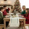 Hibate Sage Green Boho Table Runner for Home Decor Macrame