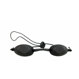 Flex Tanning Goggles Black with Clear Case IPL Goggles Protective Eyewear
