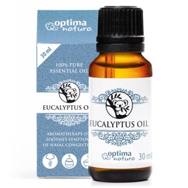 Optima Natura Eucalyptus Oil, 100% Natural Pure Essential Eucalyptus Oil, Ideal for Aromatherapy 30 ml