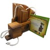 Think-n-Drink Fun Wine Bottle Gift Lock Challenge Puzzle Game Wood