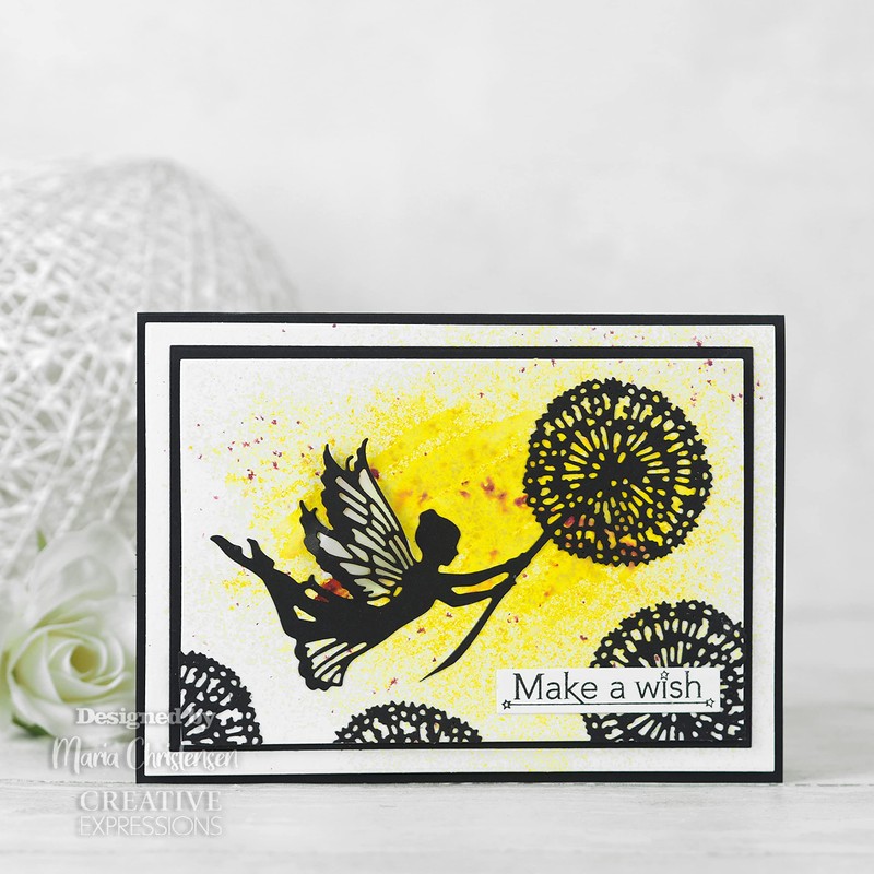 Creative Expressions A5 Clear Stamp Set - Fairy Sentiments*