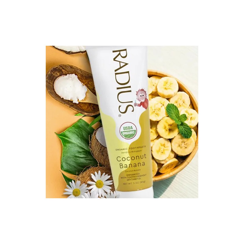 Radius Usda - Pasta De Dientes Orgánica Para Niños, 3