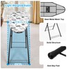 Duwee 13"×35" Ironing Board Small with Heat Resistant Cover,Folding Compact