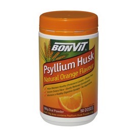 Bonvit Psyllium Husk Orange Flavour 500g (50 Doses)