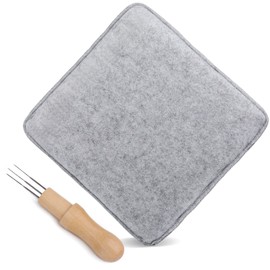 Underlay for Dry Felting and Needle Felting Needles, Underlay for Needle Felting, Pad for Felting, Needle Felting Tool Set, Needle Felting Needles and Felt Pad, 25 x 25 cm