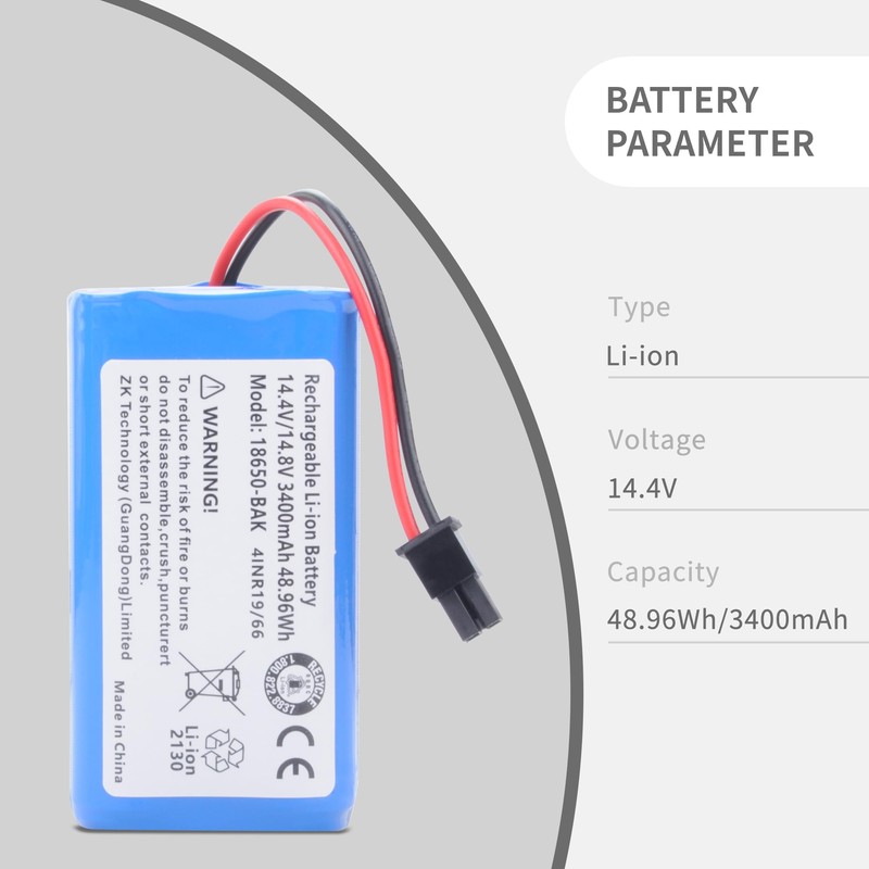 DGFTB 3400mah Vacuum Battery for Eufy RoboVac LR20, LR30 Hybrid+,