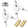 Vimmvid 2 x Trailer Locks with 4 Keys