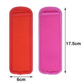 12 Pieces Reusable Popsicle Bags Ice Pop Insulator Sleeves Freezer Pop Holders Bags Antifreezing Sleeves,12 Colors