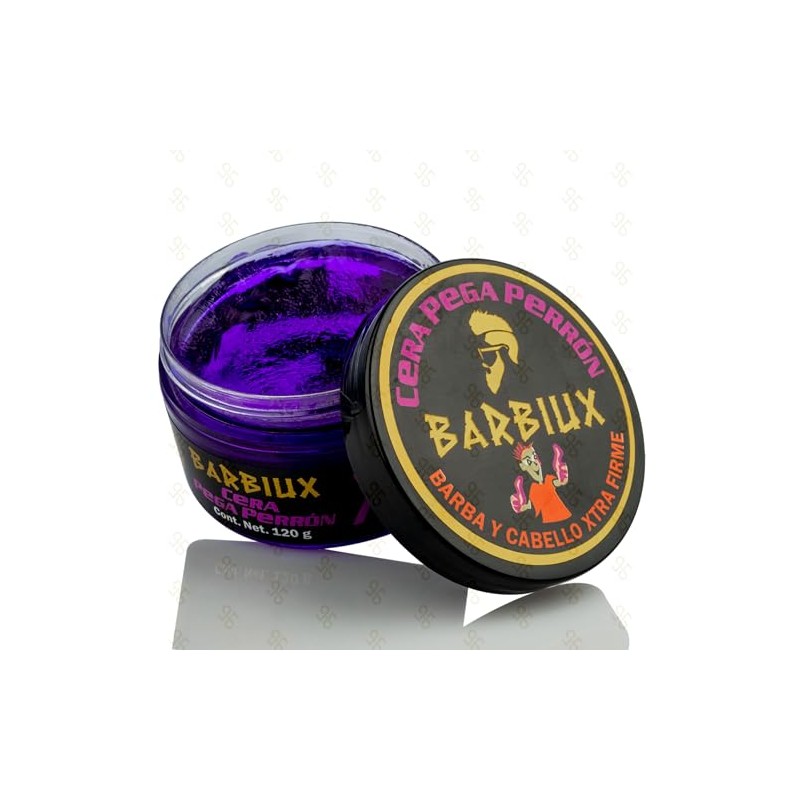 Barbiux Cera Pega Perron para Cabello y Barba Fijación Extrema