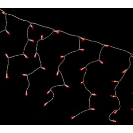 Vickerman W6W4328 - Luces para carámbanos con alambre blanco (9' - 100 luces)