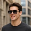 UV400 Sunglasses - Aviator Glasses with Double Bridge in Retro