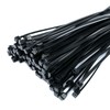100 Pack Black 300mm x 4.8mm Cable Ties/Ties Zip Ties/Nylon