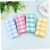 Baluue 8pcs Microfibre Dish Towels Plaid Pattern Cleaning Cloths Cotton