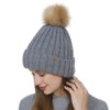 Belle Dame Winter Beanie Hat for Women Knit Hat Faux