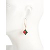 Betsey Johnson Christmas Present Dangle Earrings