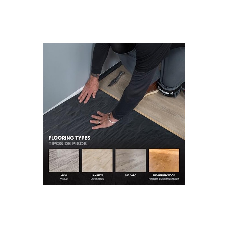 ROBERTS 70-116 Moisture Barricade 6 mil Polyethylene Film for Vinyl,