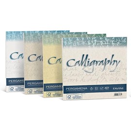 Favini Calligraphy Papier 50 Blatt A4 190 gr 10 Perle [a694084]
