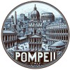 Pompeii Italy Souvenir Die-Cut Flat Decorative Flat Magnet