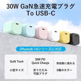 VENTION USB-C 1-port GaN Rapid Outlet Charger (30W) (Yellow)