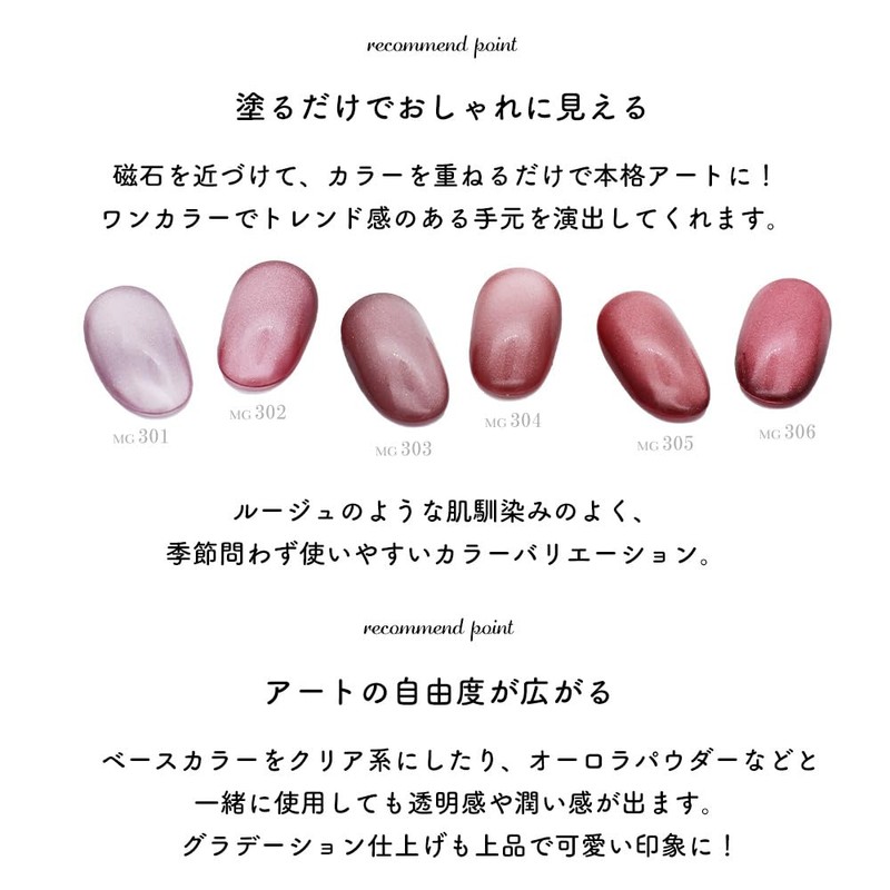 irogel Ultra Fine Magnet, Magnetic Nail (MG301), MG Series Vol.