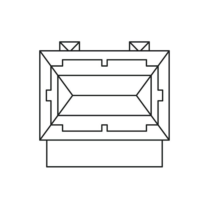 FALLER FA130464 - Siedlungs-Doppelhaus (Klinker), Braun, Beige, Grau