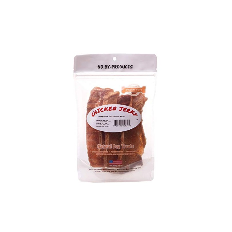 Preen Pets Chicken Breast Jerky Dog Treats - 100% USA