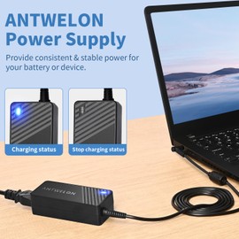 ANTWELON 65W Laptop Netzteil Ladegerät 19,5V 3,33A für HP Pavilion X360 11 14 15, Envy X360 13 15 17, Elitebook 820 840 850 G3 G4, ProBook 450 650 G5 G6 G7, Spectre X2 4,5 * 3,0mm AC Adapter