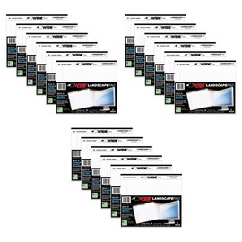 Roaring Spring Case of 18 of Landscape Note Pads, 11"x9.5", 40 sheets Heavyweight 20# Recycled White Paper, 2 Pads/pack, College Ruled W/Margin, Micro-Perforated