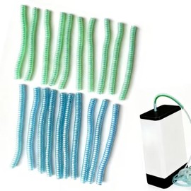 20 Pcs Straightener for Portable Oxygen Concentrator Oxygen Hose Nasal Cannula Oxygen Tubing Accessories Holder Supports Keep from Kinking Compatible with Straightener, Cannula, Oxygen Masks