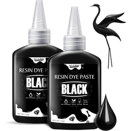 Schwarze Epoxidharz Farbpaste, 140g Hochkonzentrierte Pigmente für Untersetzer, Malerei, Kunst, UV Harz, DIY Schmuck, Flusstische