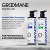 RED Pro GROOMANE Barber-Grade Shaving Gel for Men, Non-Foaming Clear