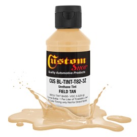 Custom Coat Camouflage Series 3 Ounce (Field Tan Federal Standard Color #30480) Urethane Tint Concentrate for Tinting Truck Bed Liner Coatings - Epoxy Resin