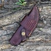 leather knives sheath Handmade fixed blade knife leather sheath vertical