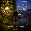 suddus Solar Garden Lights Outdoor Waterproof Decorative, 2Pack 150LED Firework
