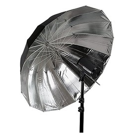 Fotodiox Pro 16-Rib, 41" Black and Silver Reflective Parabolic Umbrella
