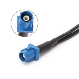 QIEIEI Fakra C Male Plug to 2 X Fakra C Female RG174 Y Type Splitter Combined Cabl