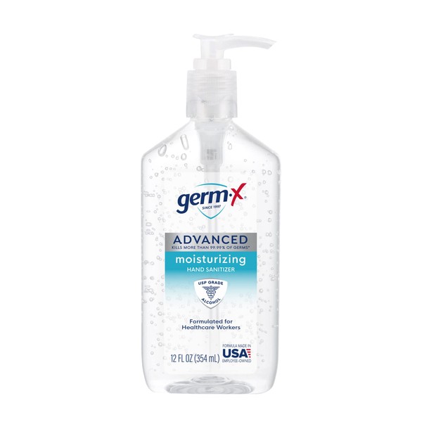 Germ-x Advanced Hand Sanitizer, Original, 12 fl oz (Pack of 2)