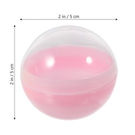MAGICLULU 50pcs Vending Machine Capsules Gumball Machine Capsules Bulk Colored Plastic Easter Eggs Fillable