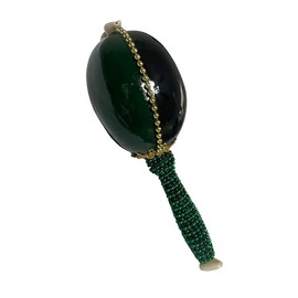 Maraca Oggun Maraca Orisha Oggun Ritual Items Oggun Maraca Santeria Amuleto Religioso Yoruba Maraca Orisha de la Guerra Maraca Celebracion Oggun Proteccion Espiritual Maraca Verde Ceremonia Ifa