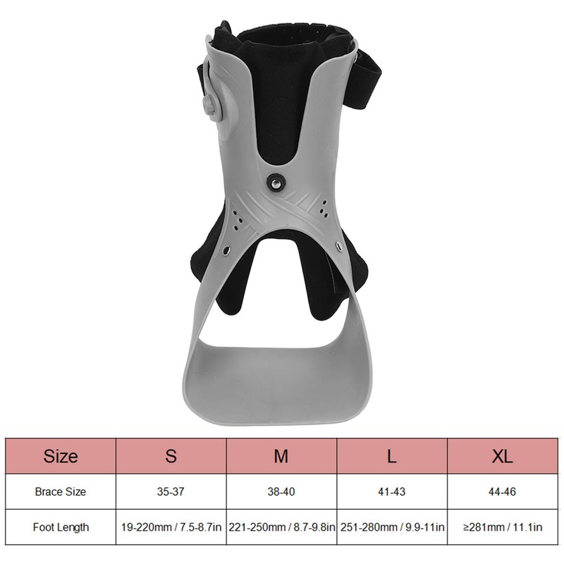Foot Drop Brace Adjustable Rotary Buckle Soft Posture Correct Ankle