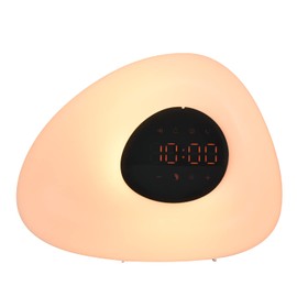 wasser 58 LED Interior Light, Alarm Clock, Dimmable, USB, White, 10 Alarms, Backlight, Room Light, Night Light, Nursing Light, Reading Light, Desk Light, Eye Care, Table Light, Indirect Lighting