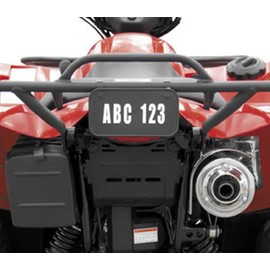 QuadBoss ATV License/Registration Kit Black