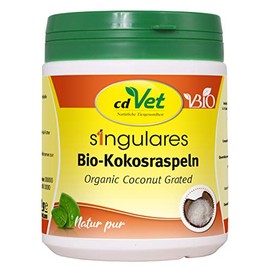 Singulares Organic Coconut Rasps 250 g for Natural Feeding of Animals