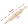 Rolling Pin, 13.8 Inch Wood for Kneading the Dough of